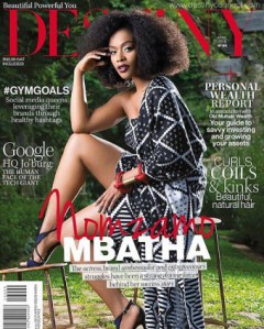 Nomzamo Mbatha Slays On The Cover Of The April Issue Of Destiny Connect