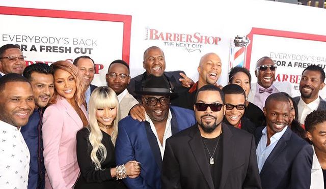 Barbershop Is Back! Checkout Nicki Minaj, Ice Cube, Eve & More At The Movie Premiere Of Barbershop: The Next Cut