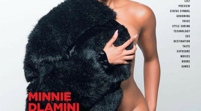 Photos: Minnie Dlamini Gets Risque In GQ South Africa’s May 2017 Issue 