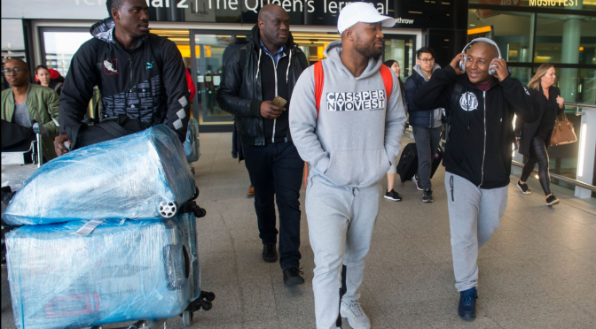 Photos: Cassper Nyovest, Sarkodie,Victoria Kimani, Banky W & More Arrive In London For The 2017 One Africa Music Fest
